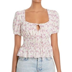 Wayf floral top, size S.